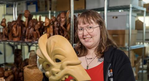 Anthropology student Isabelle Falcetti